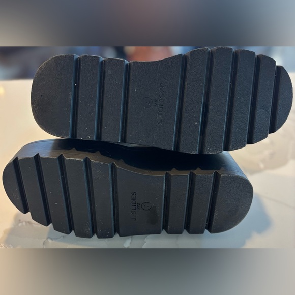 New w/o Tags J Slides Allie Suede Faux Fur Platform Ankle Boot-Never Worn! - Picture 5 of 5